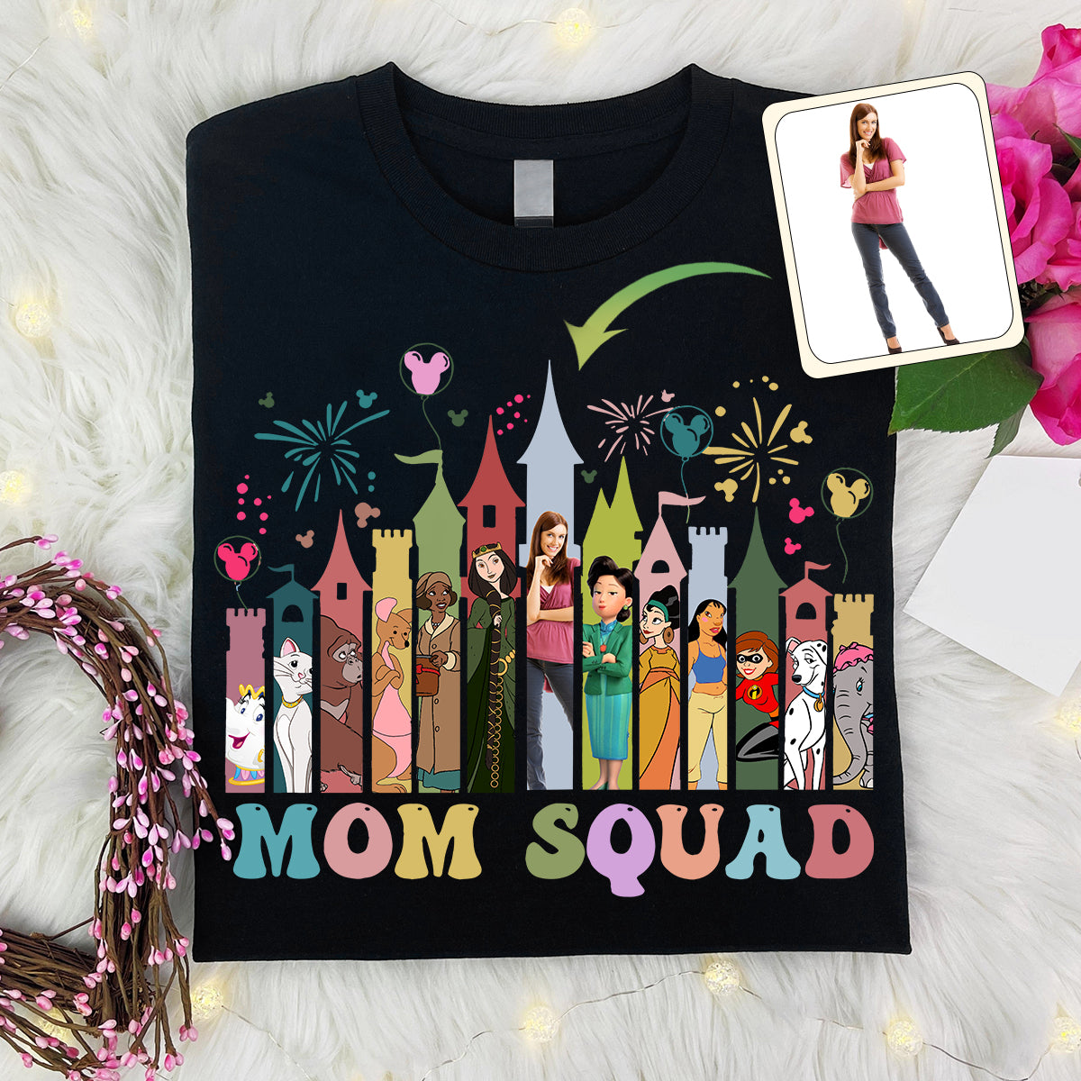 Mom Squad - Personalized Mouse T-shirt And Hoodie