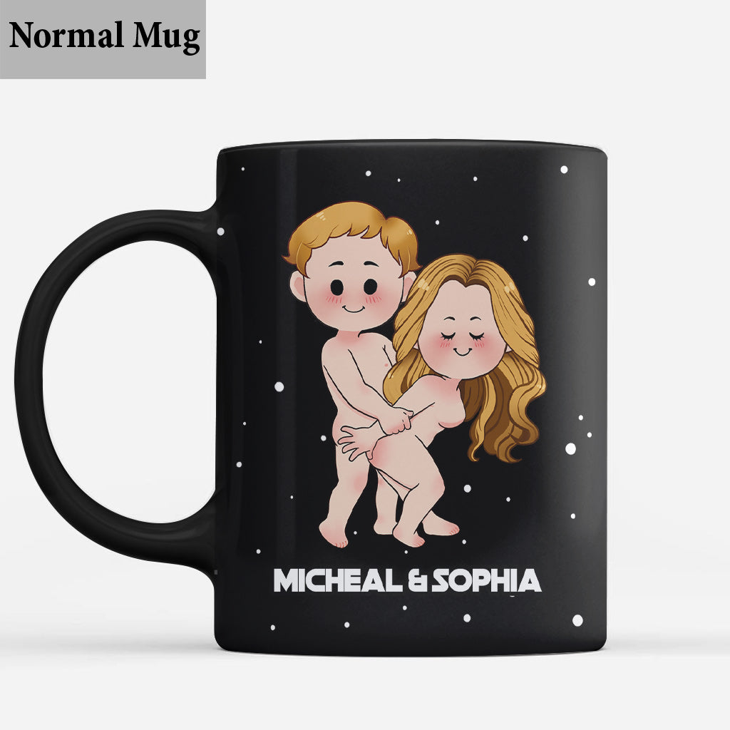 I Love Your Butt I Know Naughty - Personalized The Force Mug