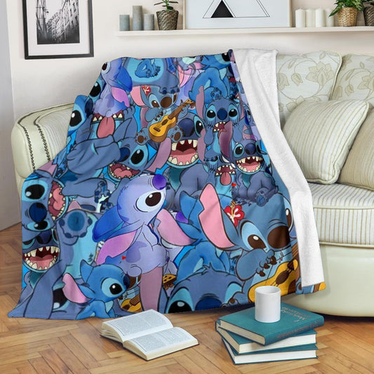 Funny Ohana Ohana Blanket 0523