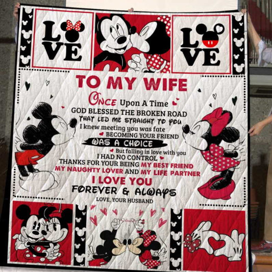 Mouse Couple Mouse Quilt 0523