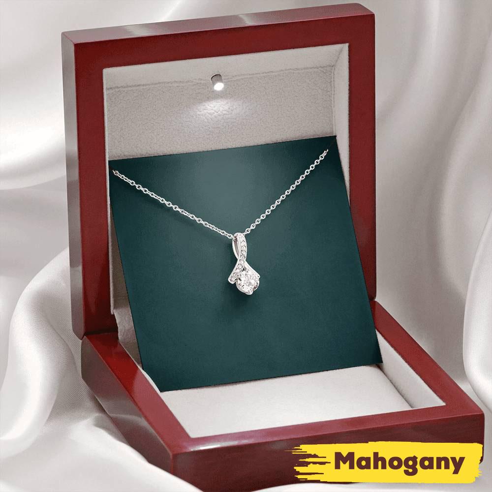 Sweet Grandma Jewelry Gift Grandma Gift - Grandma Petite Ribbon Necklace 0921