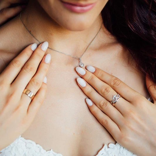 Vintage Gift For Your Beloved Grandma On Mother's Day With Bicycle - Grandma Petite Ribbon Necklace 0921