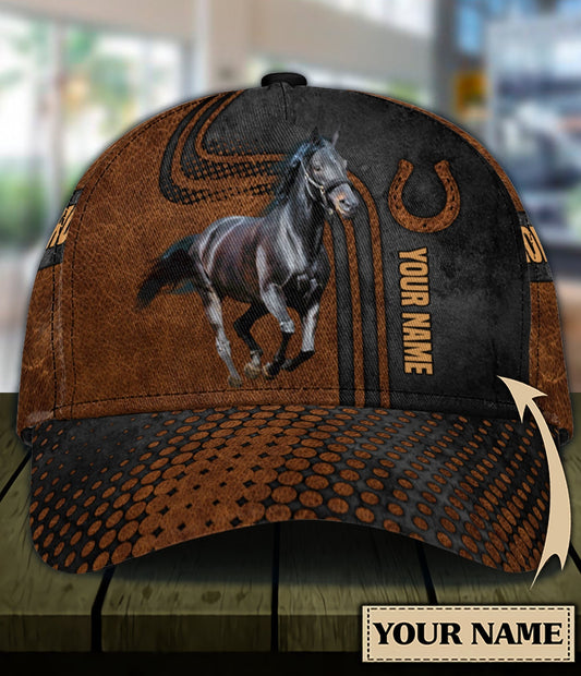 Running Horse Personalized Horse Classic Cap 0523