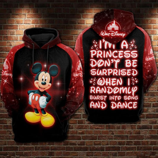 I'm A Princess Mouse All Over Shirts 0523