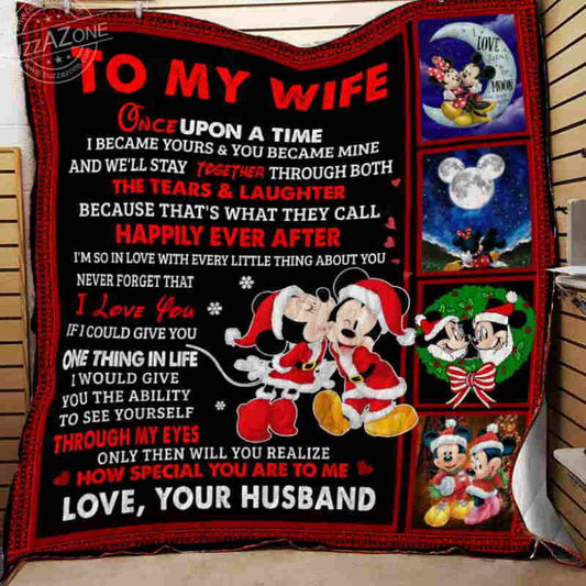 I Became Yours And You Became Mine Mouse Quilt 0523