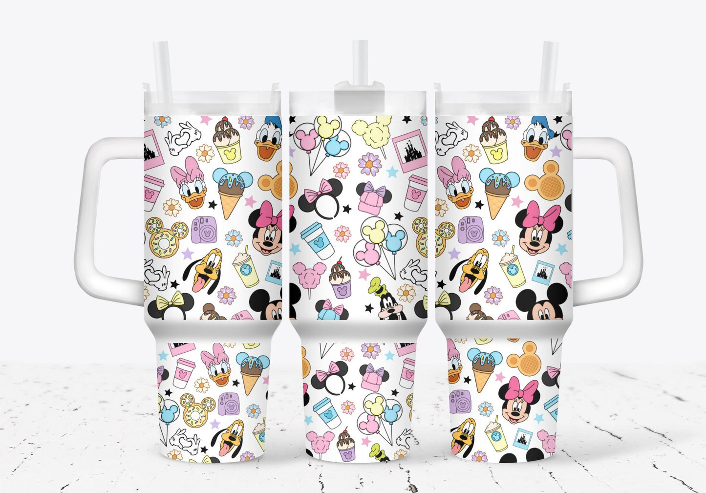 Mouse And Friends Mouse Tumbler With Handle 0224