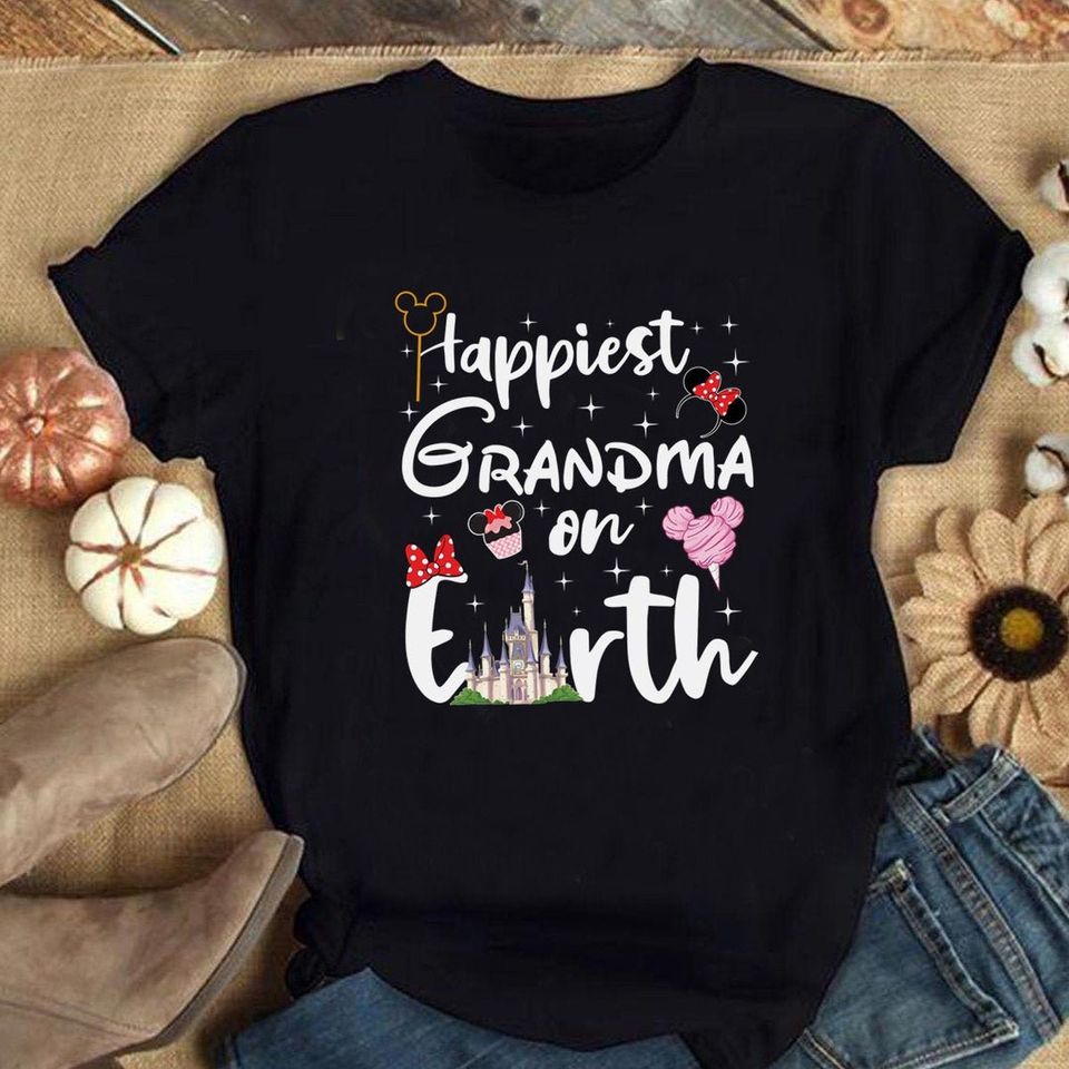 Happiest Grandma On Earth Mouse T-shirt & Hoodie 0224