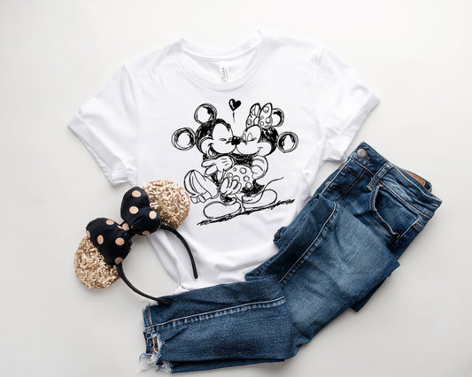 Lovely Couple - Mouse T-shirt and Hoodie 0523