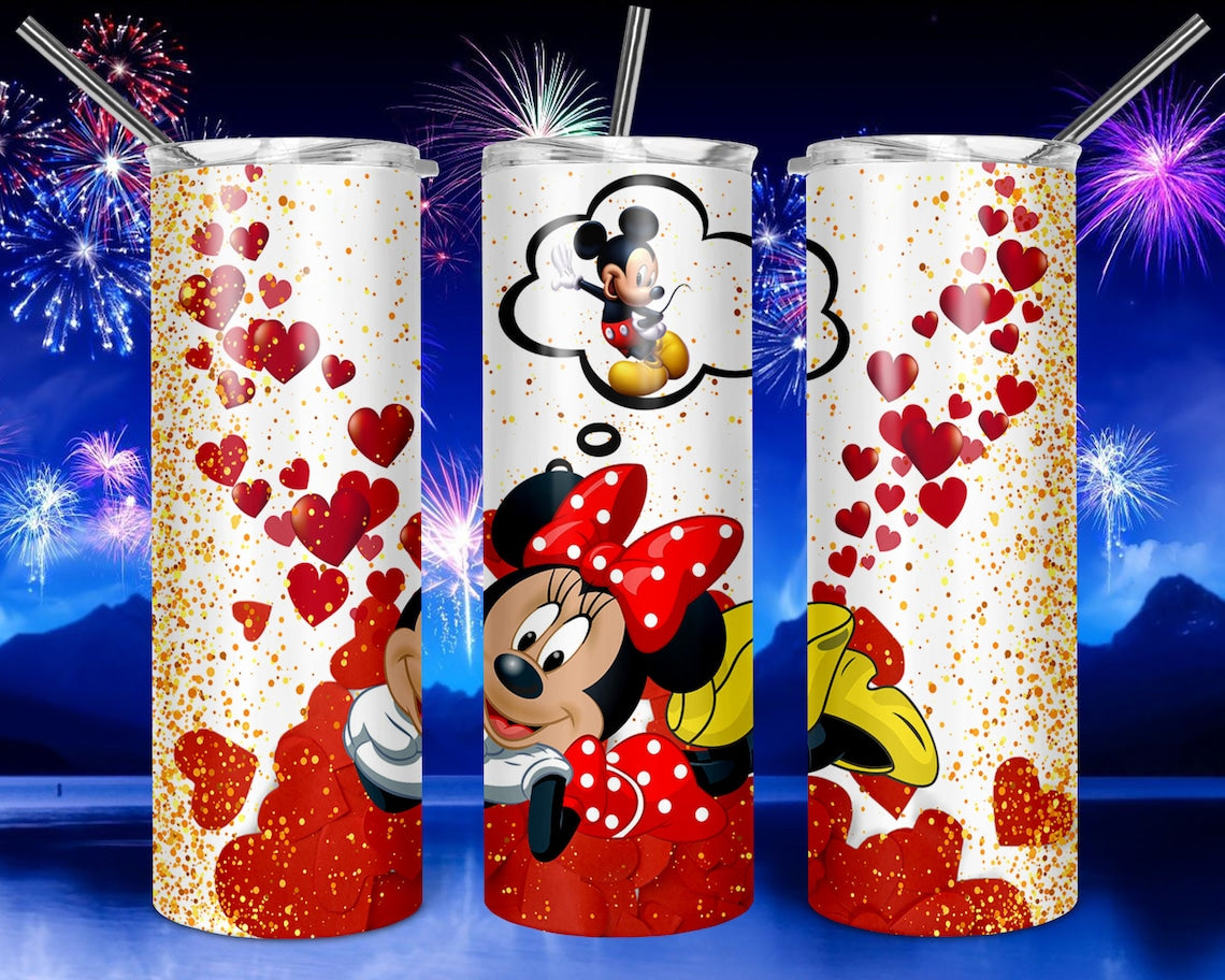 Thinking Of You Mouse Skinny Tumbler 0124