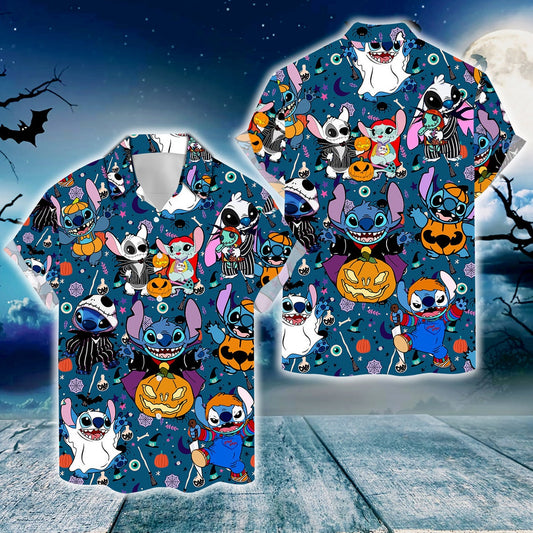 Happy Halloween Ohana Hawaiian Shirt 0823