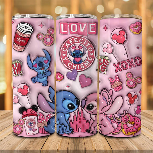 Be My Valentine Ohana Skinny Tumbler 0124