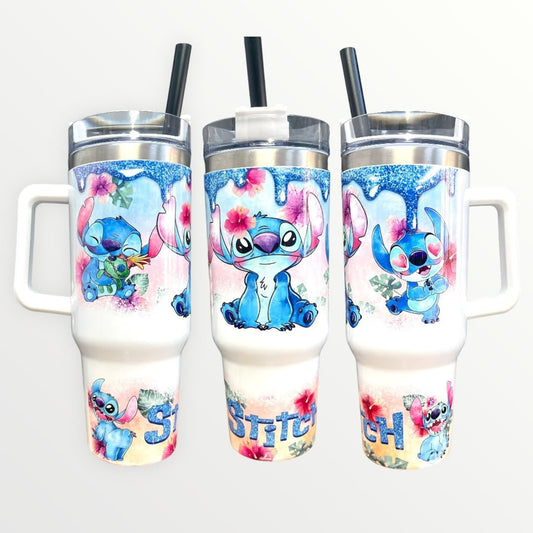 Love Ohana Ohana Tumbler With Handle 0224