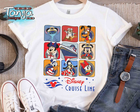 Cruise Line Mouse T-shirt & Hoodie 0224