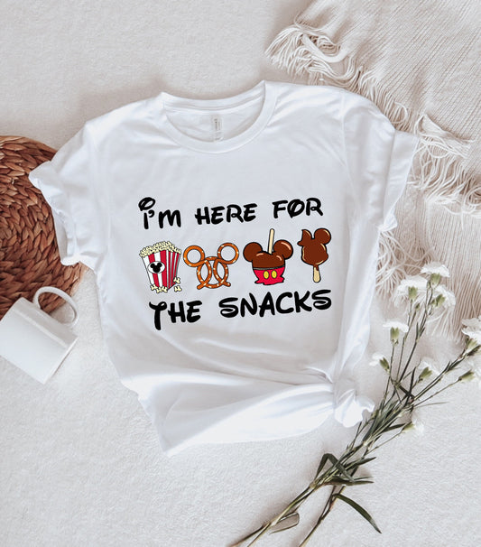 I'm Here For The Snacks Mouse T-shirt and Hoodie