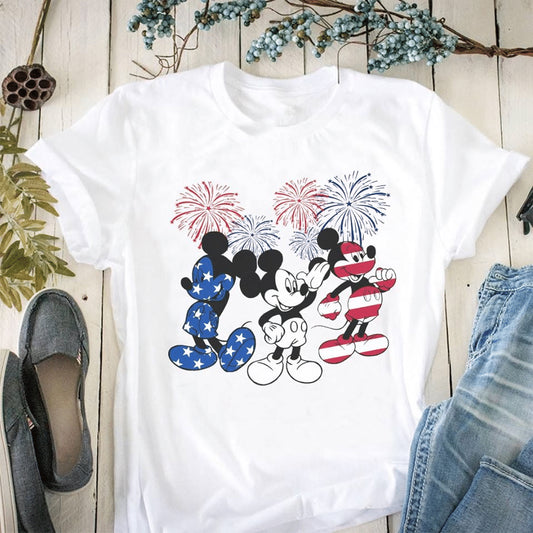 American Flag Mouse T-shirt & Hoodie 0224