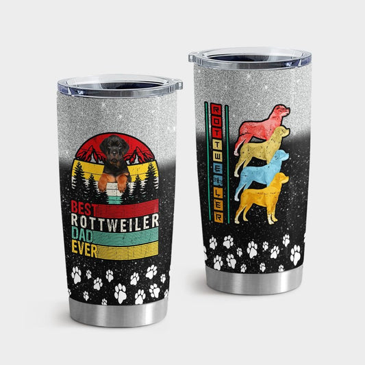 Best Rottweiler Dad Ever - Dog Tumbler 0921