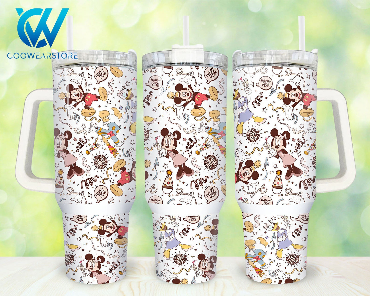 Love Mouse Mouse Tumbler With Handle 0224