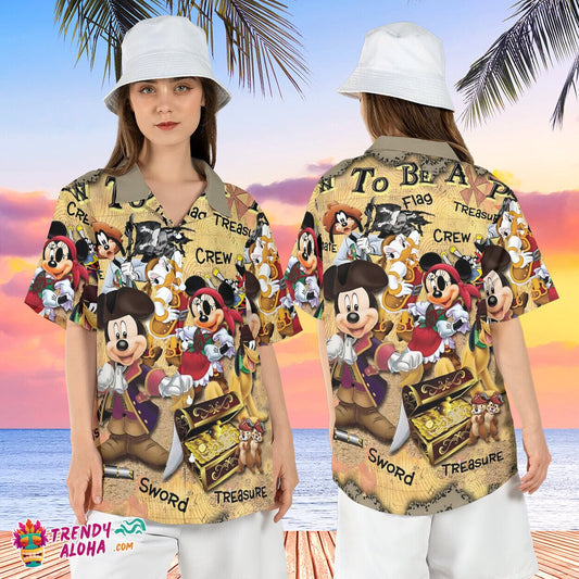 Pirates Mouse Mouse Hawaiian Shirt 0224