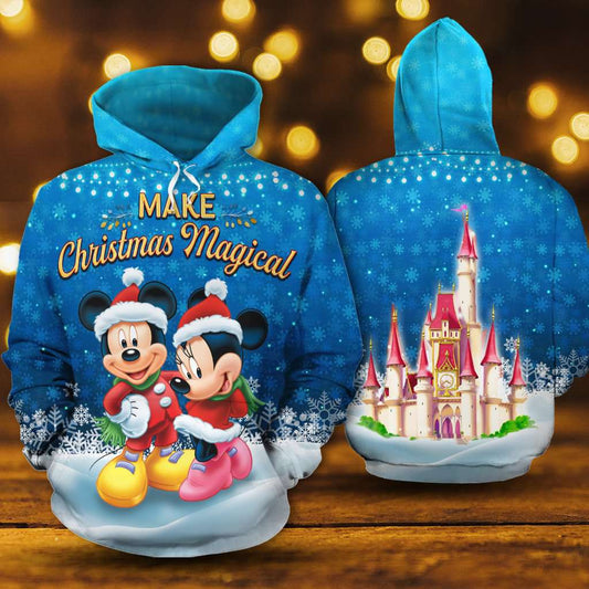 Make Christmas Magical Mouse All Over Shirt 0823