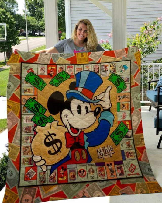 Monopoly Mouse Quilt 0523