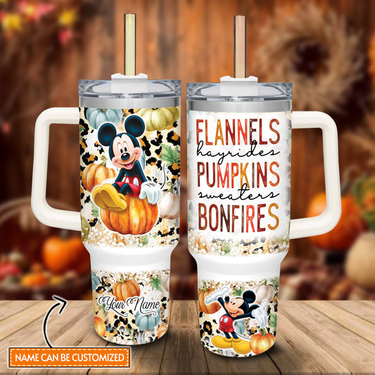 Tis The Season Personalized Mouse Tumbler With Handle 0224
