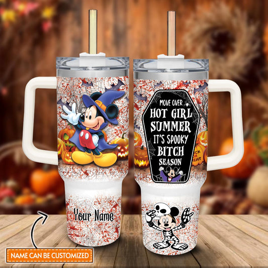 Tis The Season Personalized Mouse Tumbler With Handle 0224