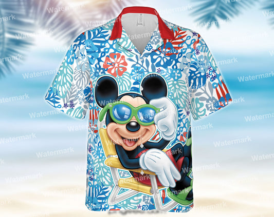 Summer Vibes Mouse Hawaiian Shirt 0224
