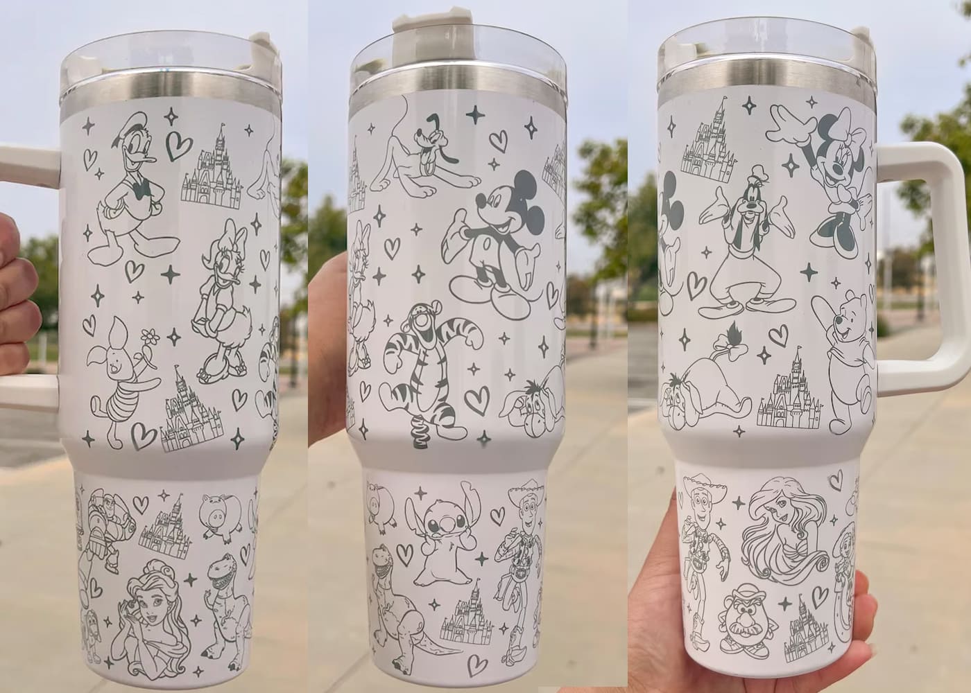 Magic World Mouse Tumbler With Handle 0224