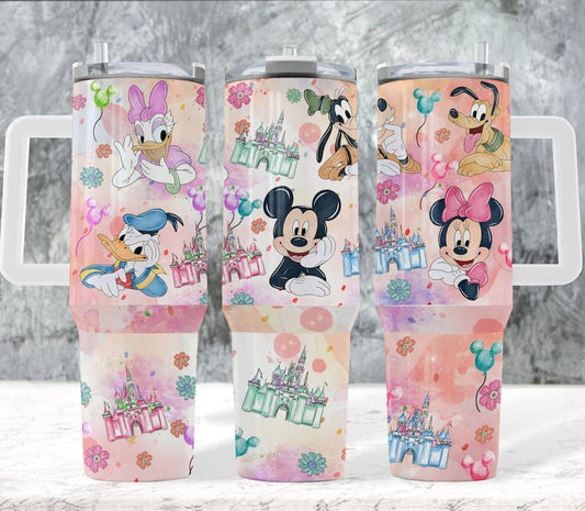 Magic World Mouse Tumbler With Handle 0224