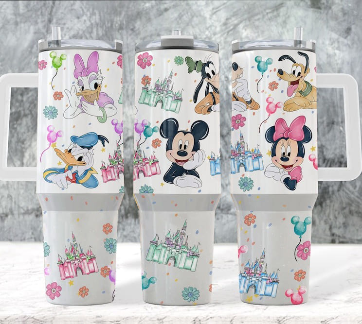 Magic World Mouse Tumbler With Handle 0224