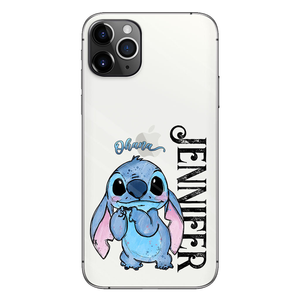Ohana - Personalized Ohana Clear Phone Case
