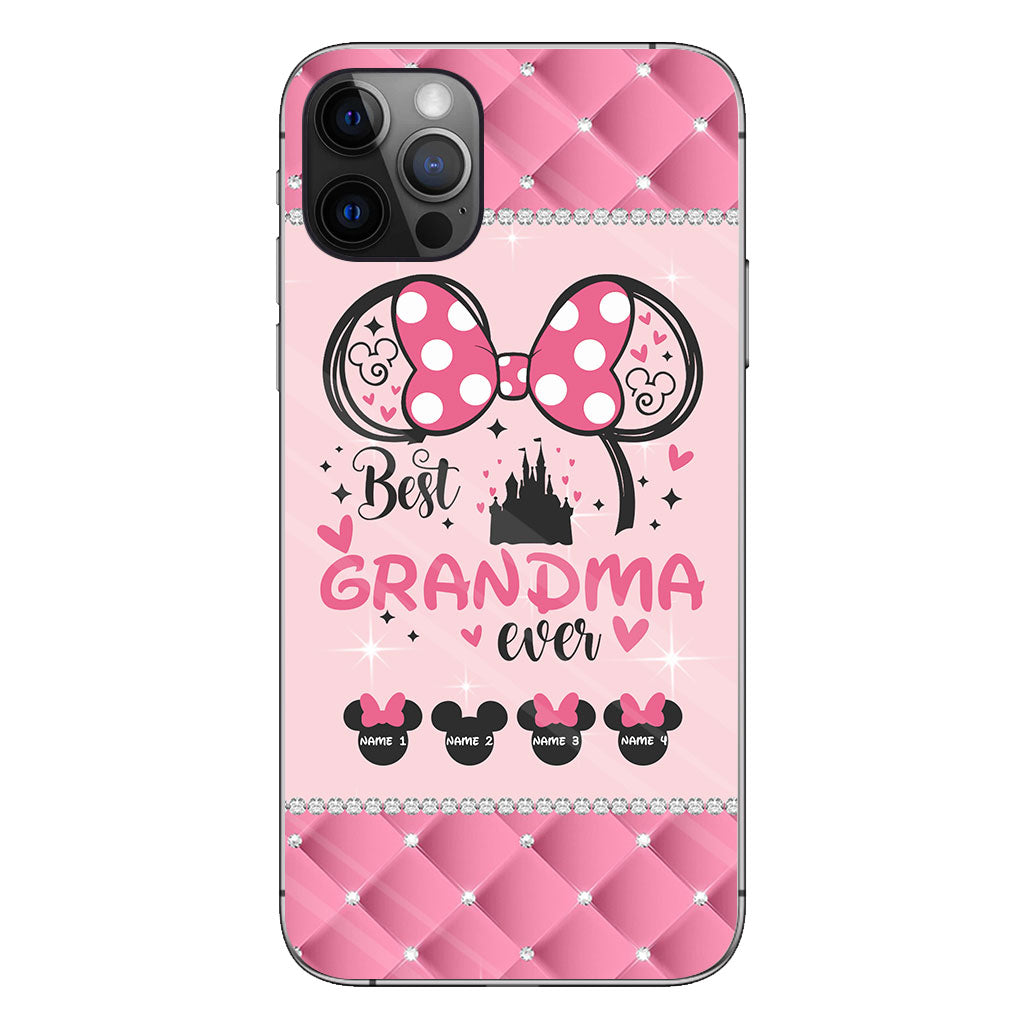 Best Grandma Ever Mouse Ears - Personalized Mouse Phone Case