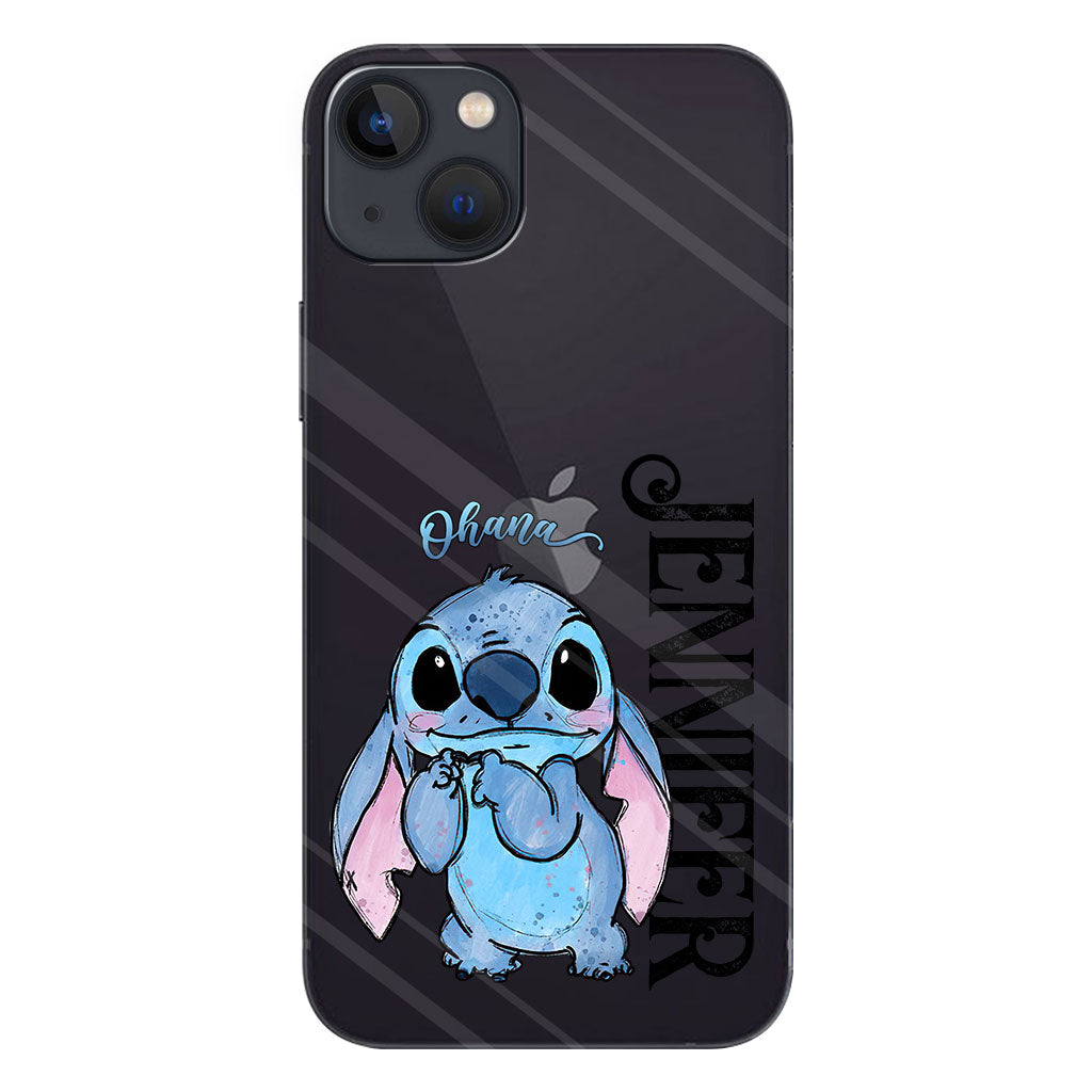 Ohana - Personalized Ohana Clear Phone Case