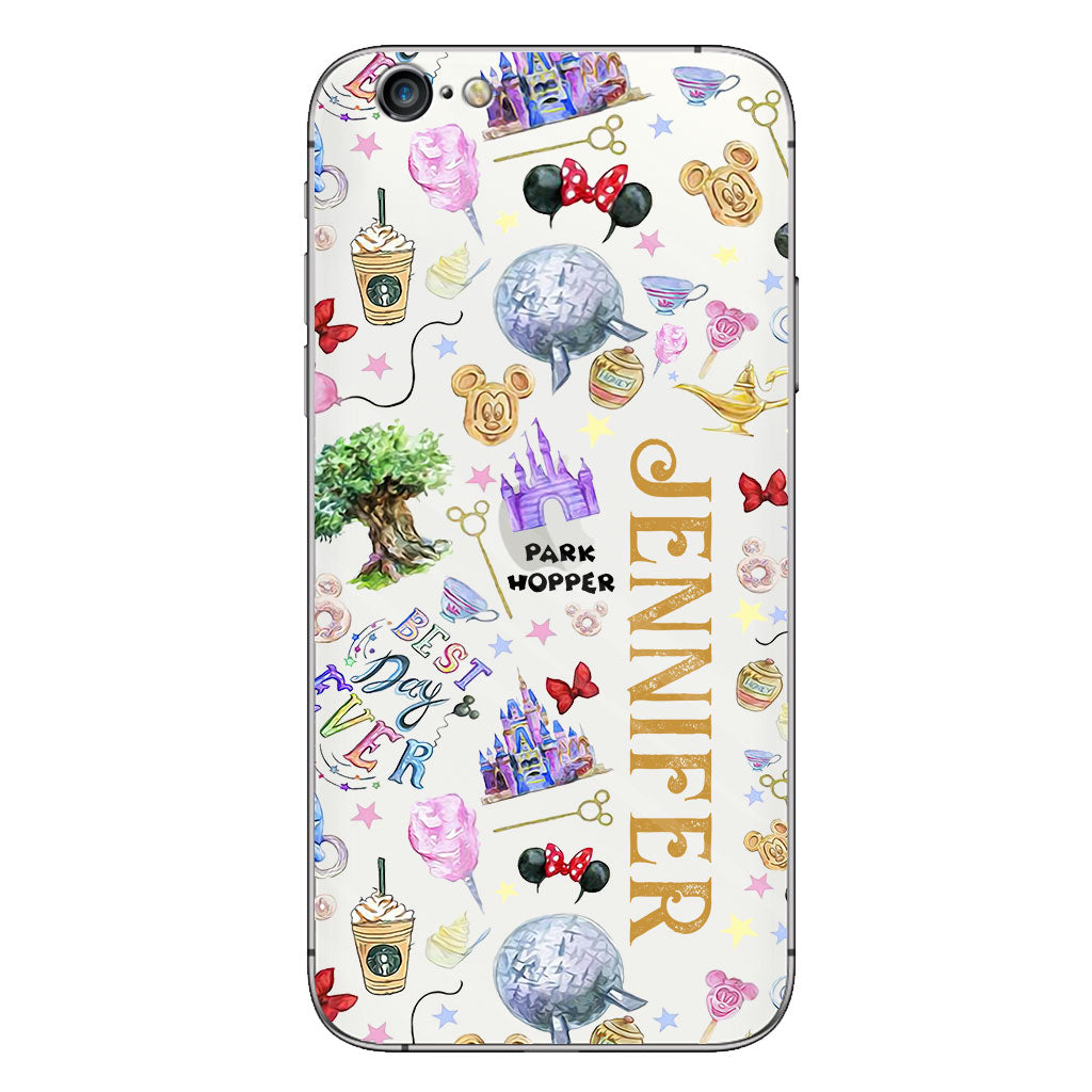 Lovely Mouse Ears - Personalized Mouse Clear Phone Case