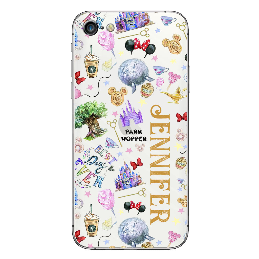 Lovely Mouse Ears - Personalized Mouse Clear Phone Case