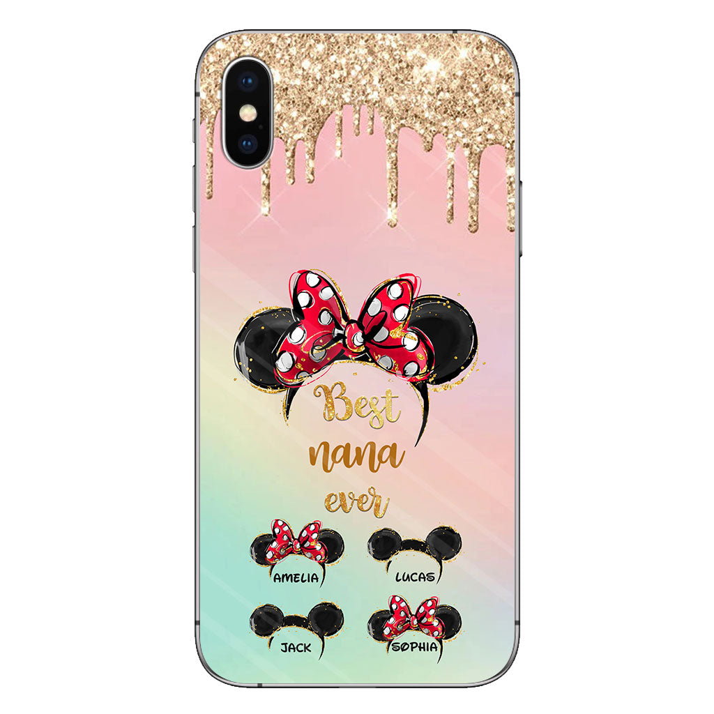 Happiest Nana Ever - Personalized Mother's Day Mouse Phone Case