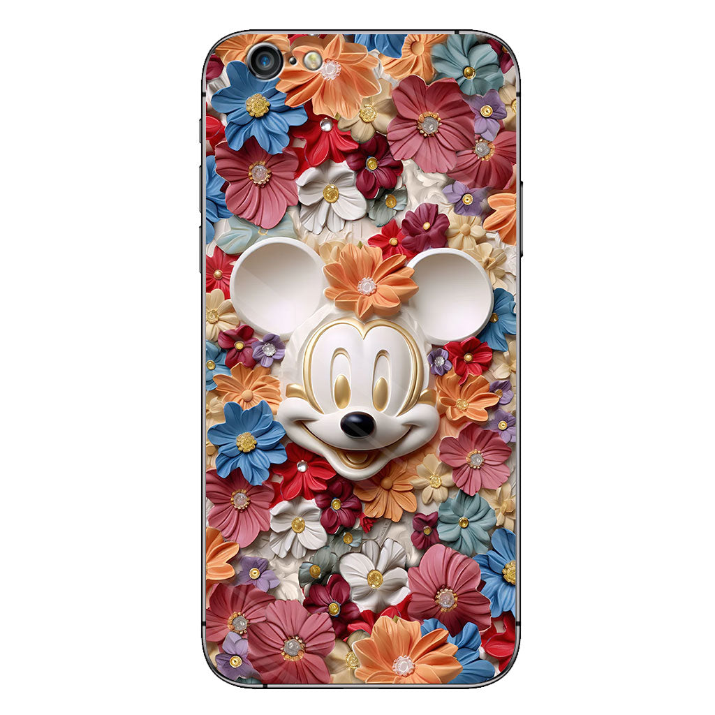3D Effect Floral Mouse Phone case
