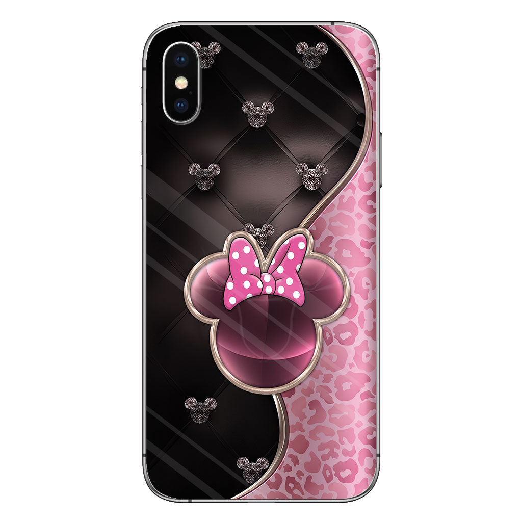 Magic Black Pink - Personalized Mouse Phone Case