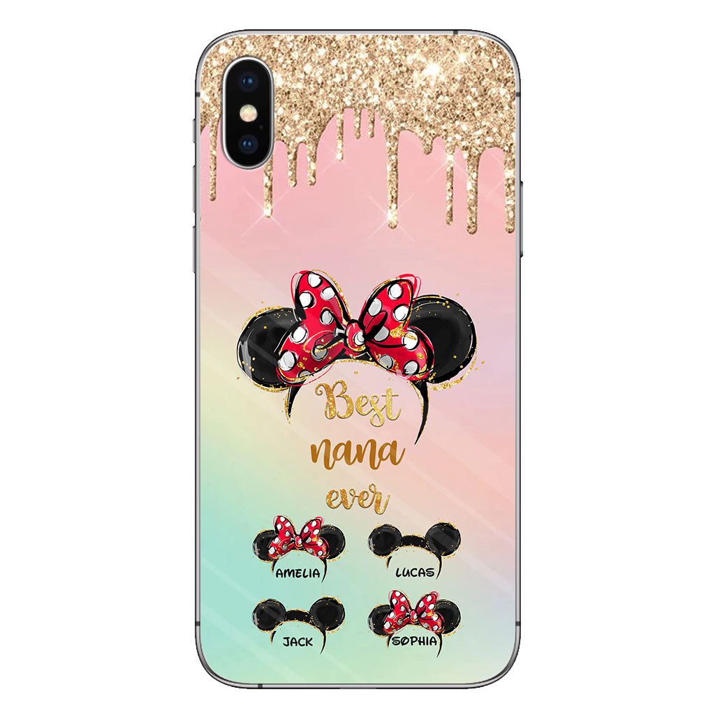 Happiest Nana Ever - Personalized Mother's Day Mouse Phone Case