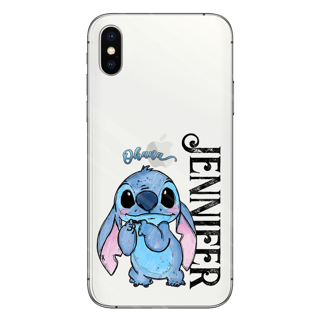 Ohana - Personalized Ohana Clear Phone Case