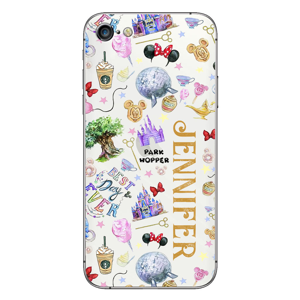Lovely Mouse Ears - Personalized Mouse Clear Phone Case