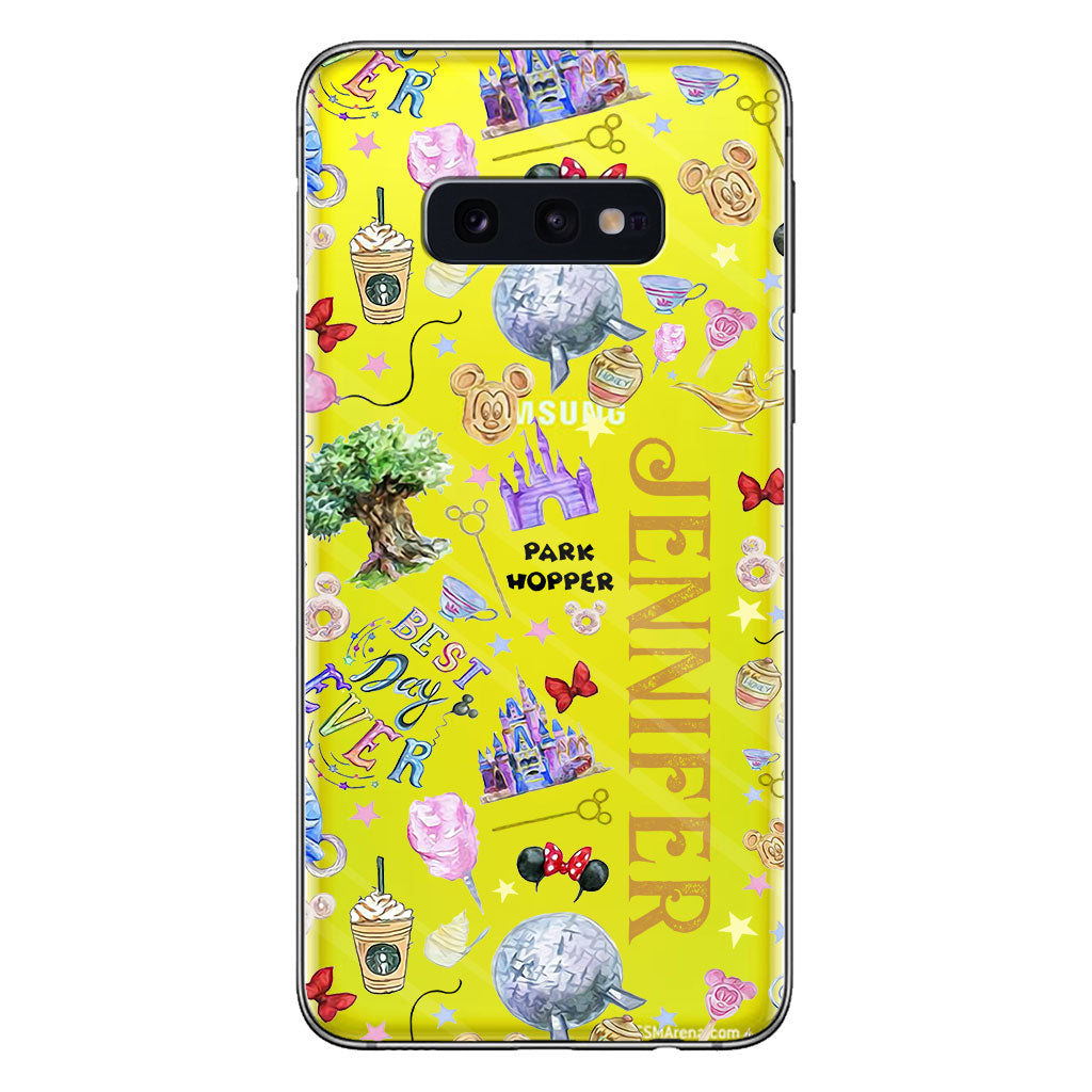 Lovely Mouse Ears - Personalized Mouse Clear Phone Case
