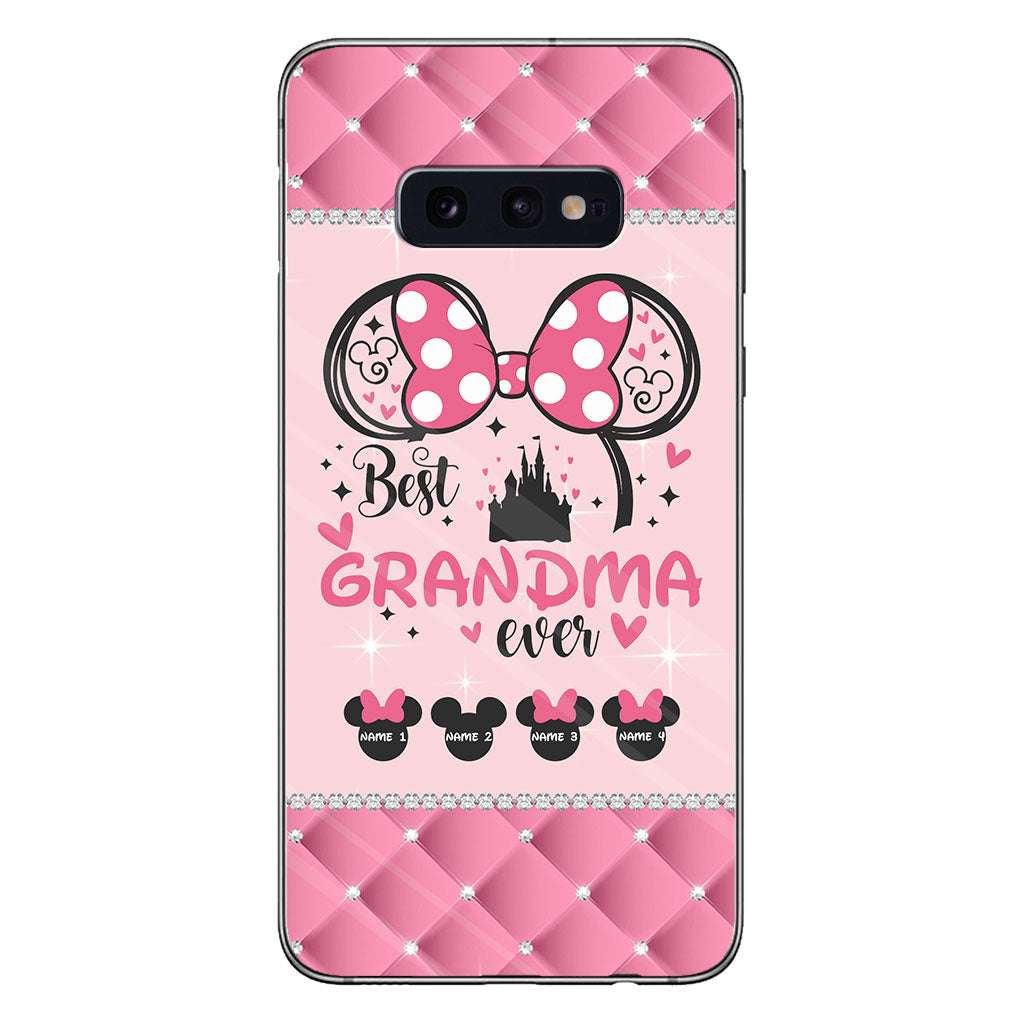 Best Grandma Ever Mouse Ears - Personalized Mouse Phone Case