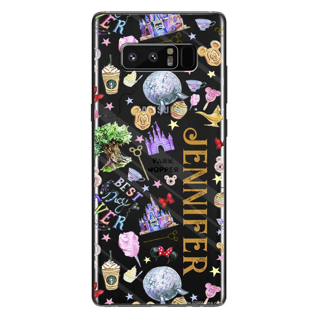 Lovely Mouse Ears - Personalized Mouse Clear Phone Case
