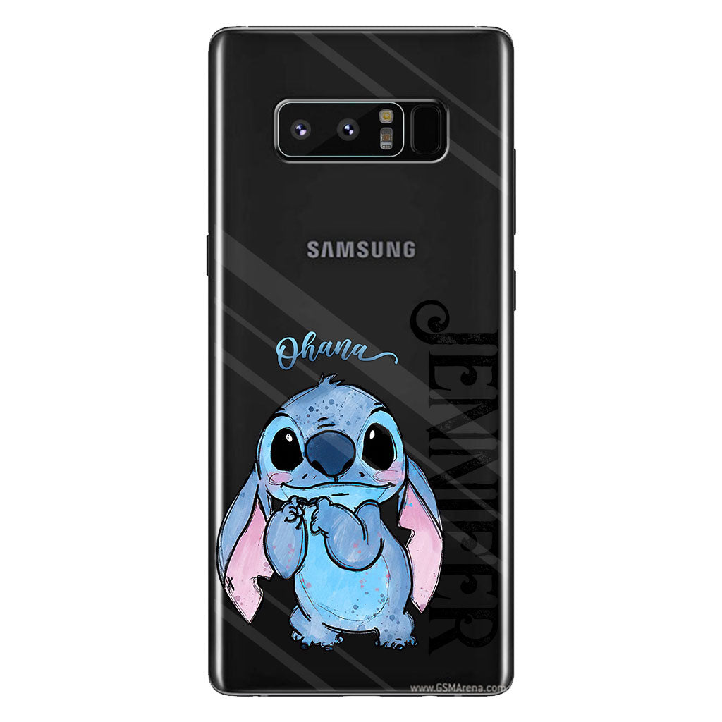 Ohana - Personalized Ohana Clear Phone Case