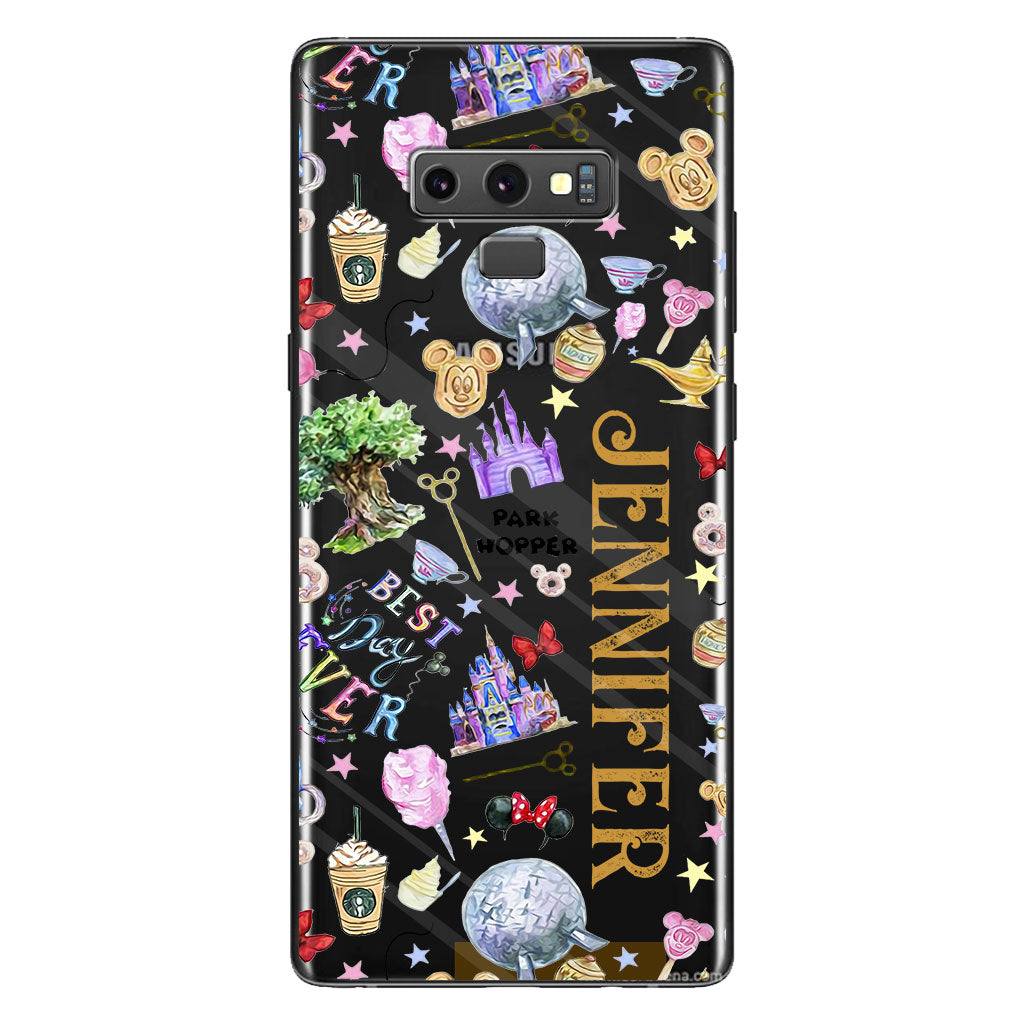 Lovely Mouse Ears - Personalized Mouse Clear Phone Case