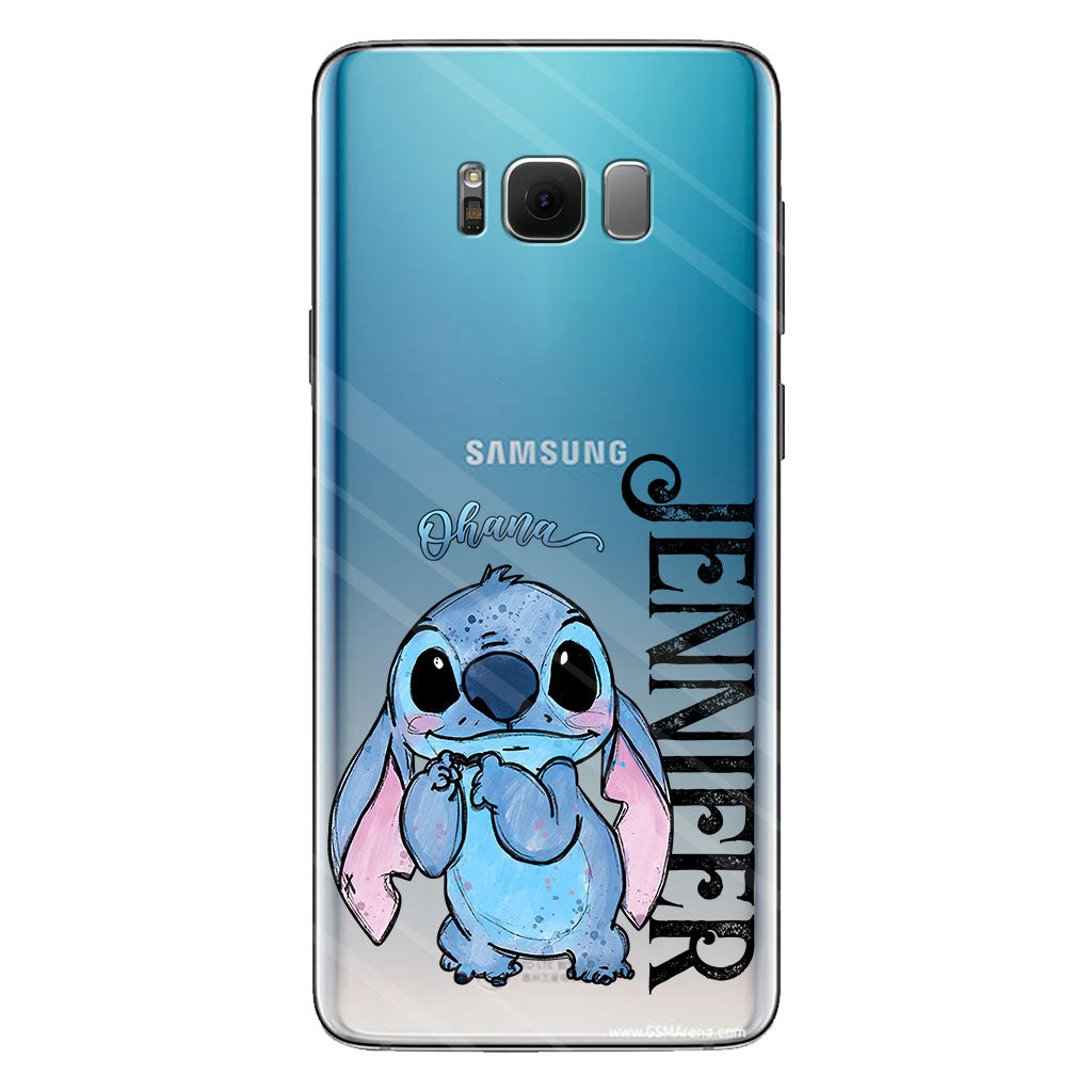 Ohana - Personalized Ohana Clear Phone Case