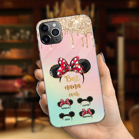 Happiest Nana Ever - Personalized Mother's Day Mouse Phone Case
