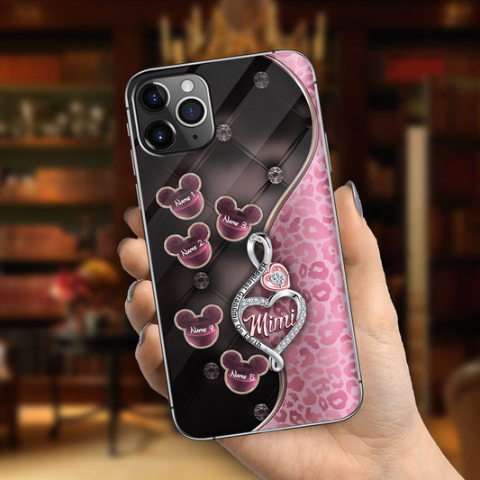 Happiest Grandma On Earth Rose Gold - Personalized Mother's Day Grandma Phone Case