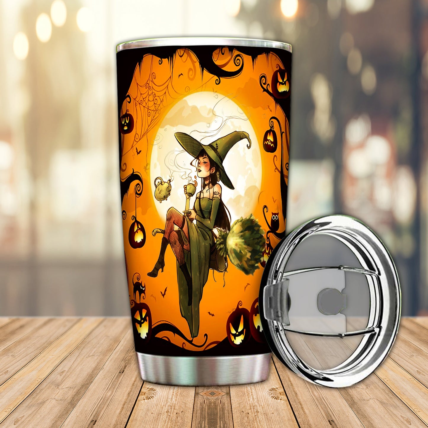 This Witch Needs Coffee Before Any Hocus Pocus - Witch Tumbler 0822